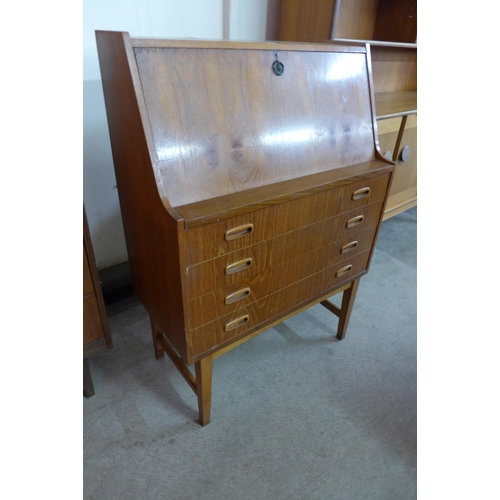 53 - A teak bureau