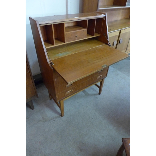 53 - A teak bureau