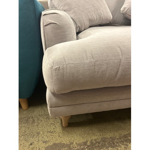 1534 - A storm grey upholstered love seat