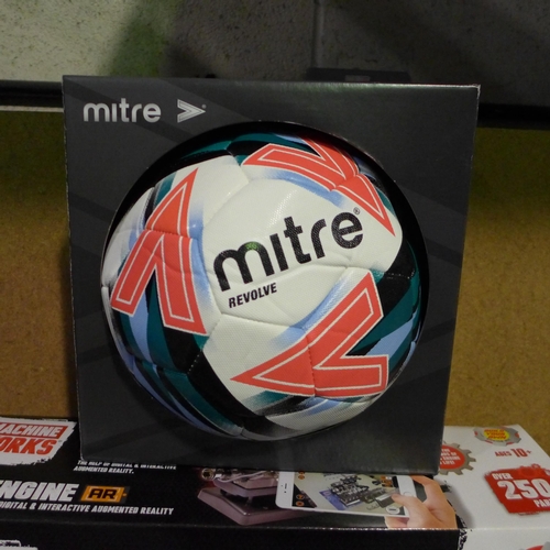 3036 - Mitre Football - Size 5 and Machine Works V8 Engine (310-140,145) * This lot is subject to VAT