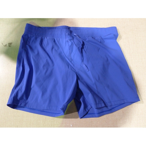 3041 - Five pairs of women's blue Tuff Athletics shorts - size S * this lot is subject to VAT