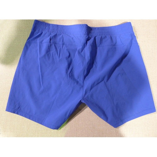 3050 - Five pairs of women's blue Tuff Athletics shorts - size XL * this lot is subject to VAT