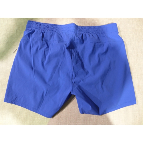 3052 - Five pairs of women's blue Tuff Athletics shorts - mixed size * this lot is subject to VAT