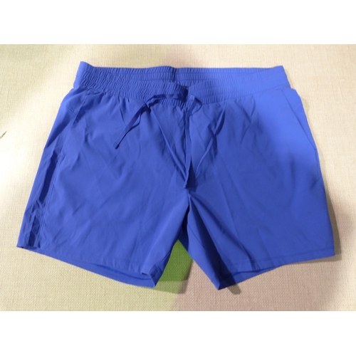 3053 - Five pairs of women's blue Tuff Athletics shorts - mixed size * this lot is subject to VAT