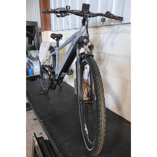 3079 - A Dawes Spire 2.0 crossbar electric hybrid bike With Charging Lead, RRP £1999 (540 WH Samsung batter... 