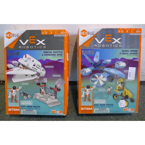 3094 - Two Vex Robotics Aerial Drone and mech Loader Explorer (Ages 6-12)