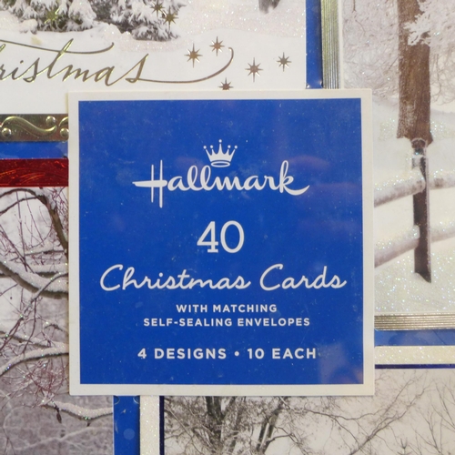 3105 - Two 40 packs of Hallmark Christmas cards