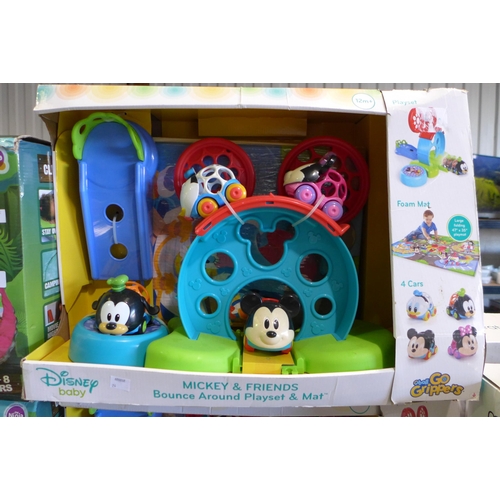 3106 - Disney Baby - Mickey and Friends - Bounce Around Playset & Mat (12m +)