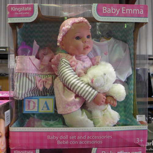 3135 - Baby Emma doll set and accessories (ages 3+)