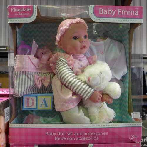 3138 - Baby Emma doll set and accessories (ages 3+)