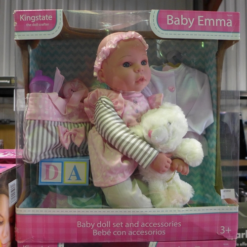 3139 - Baby Emma doll set and accessories (ages 3+)