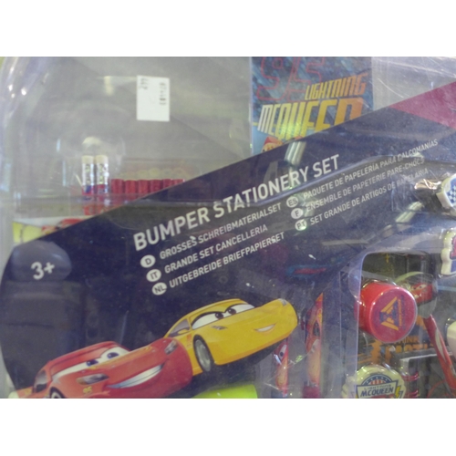 3148 - Disney Pixar Cars stationery pack and Chalk Marker Pack