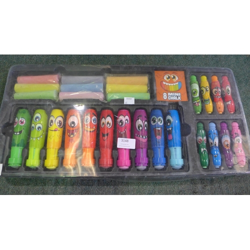 3148 - Disney Pixar Cars stationery pack and Chalk Marker Pack