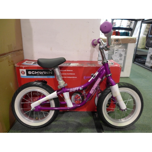 3149 - Child's Schwinn Skip 4 purple balance bike