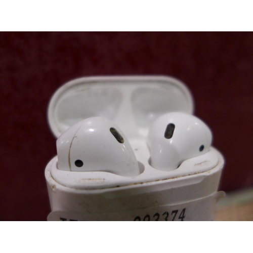 3163 - Apple 2nd Gen Airpods -  Mv7N2Zm/A    (309-231)   * This lot is subject to vat