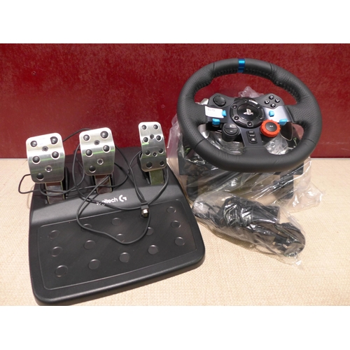 3170 - Logitech G29 Driving Force Steering Wheel - For Ps5/Ps4 & Pc   , Original RRP £199.99 + vat         ... 