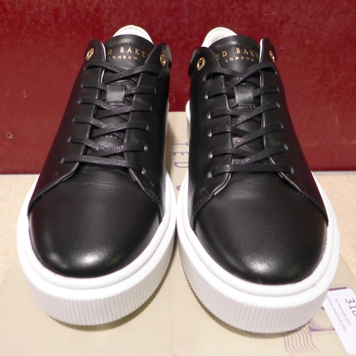 3185 - Ted Baker Black Trainers (Size 6) (309-384) * This lot is subject to VAT