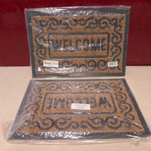 3192 - Two Besp-Oak welcome mats