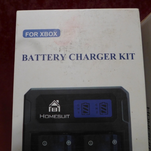 3209 - Two battery charger kits for Xbox