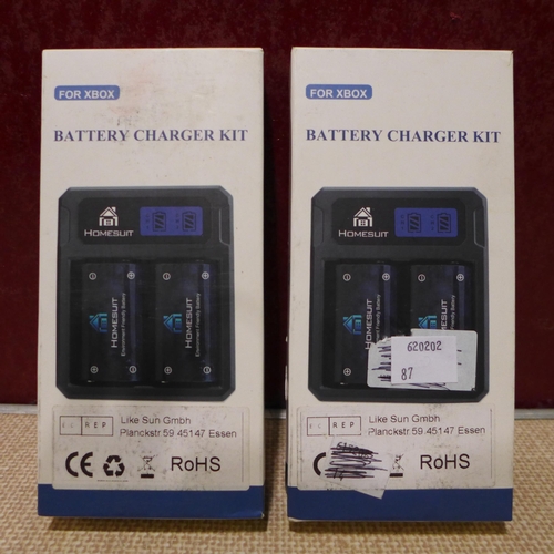 3210 - Two battery charger kits for Xbox