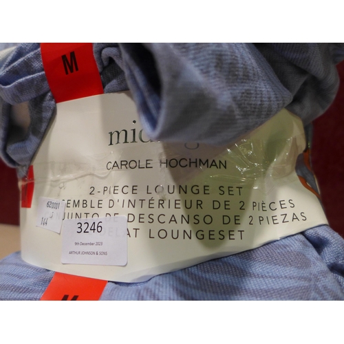 3246 - Five Carole Hochman two piece loungewear sets - mixed size * this lot is subject to VAT