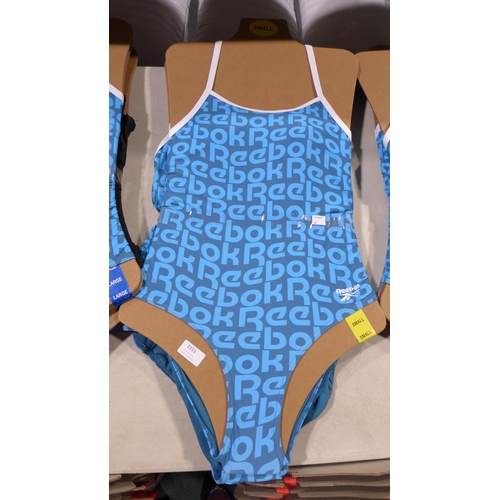 3333 - Five blue Reebok swimming costumes - mixed size (2 x S & 3 x M) * this lot is subject to VAT