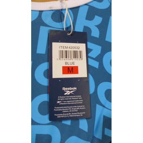 3333 - Five blue Reebok swimming costumes - mixed size (2 x S & 3 x M) * this lot is subject to VAT