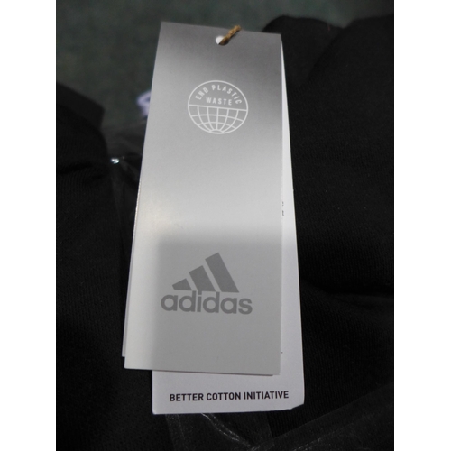 3364 - Five men's black Adidas hoodies - size XL * this lot is subject to VAT