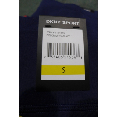 3394 - Five pairs of navy DKNY Sport leggings - size S * this lot is subject to VAT