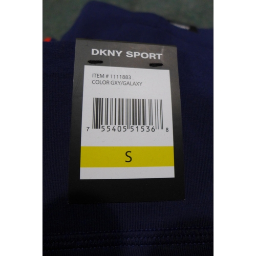 3395 - Five pairs of navy DKNY Sport leggings - size S * this lot is subject to VAT