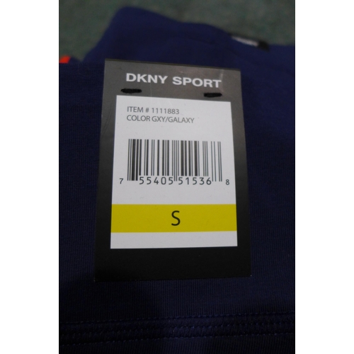 3397 - Five pairs of navy DKNY Sport leggings - size S * this lot is subject to VAT