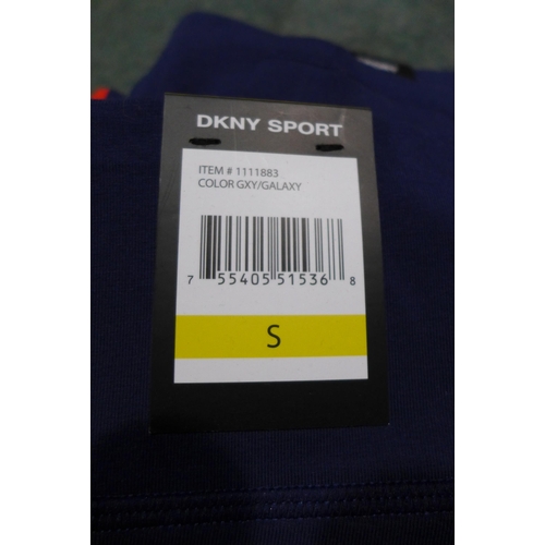 3398 - Five pairs of navy DKNY Sport leggings - size S * this lot is subject to VAT