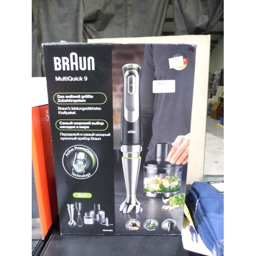 3401 - Braun Hand Blender - model no - Mq9138Xi  (309-211)   * This lot is subject to vat