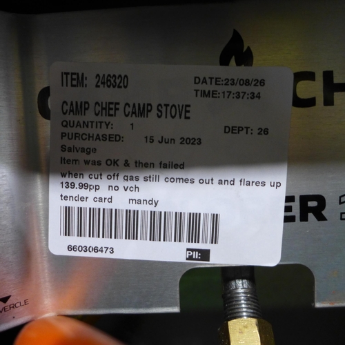 3457 - Camp Chef Camp Stove  - No Griddle, original RRP £139.99 + VAT (310-25) * This lot is subject to VAT