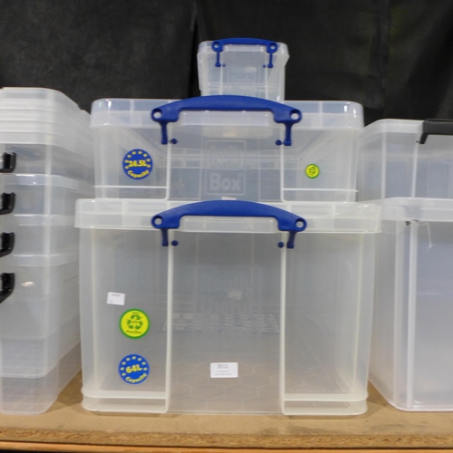 3511 - Three Really Useful storage boxes - mixed size