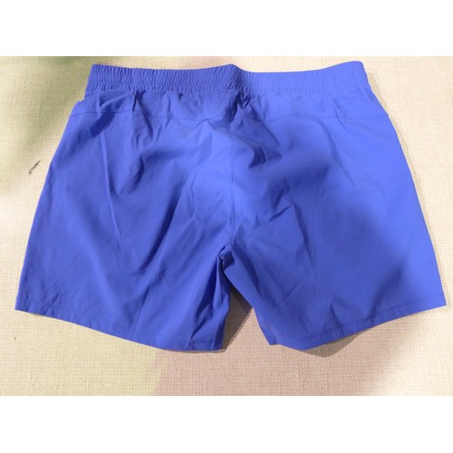 3044 - Five pairs of women's blue Tuff Athletics shorts - size M * this lot is subject to VAT