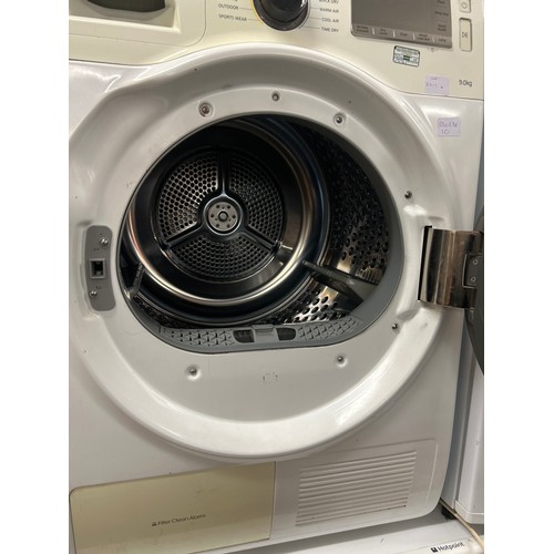 2211K - A Samsung 9kg condenser tumble dryer (DV90H800HW/EU)