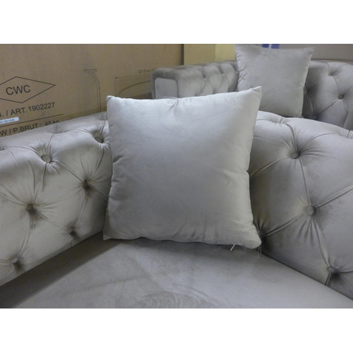 1368 - A Fenzi brushed gold three seater sofa, two seater sofa and armchair * this lot is subject to VAT