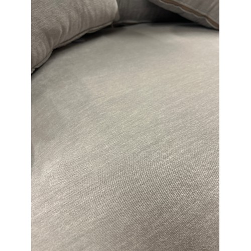 1534 - A storm grey upholstered love seat