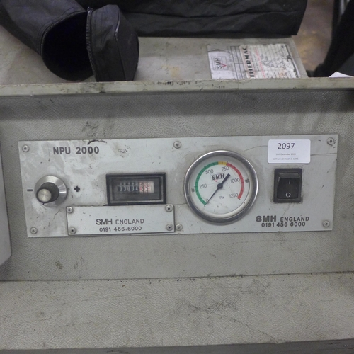 2097 - Thermac mpu 2000 blower - failed electrical safety test due to earth continuity - sold as scrap only