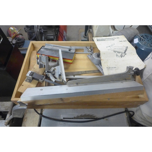 2106 - An Inca 341.017 table saw - failed electrical safety test due to earth continuity - sold as scrap on... 