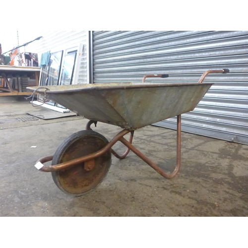 2237 - A metal wheelbarrow