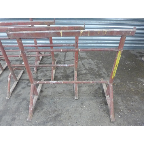 2257 - Four builders' trestles