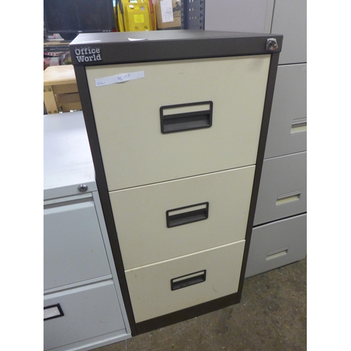 2264 - Two filling cabinets 3 draw and 2 draw