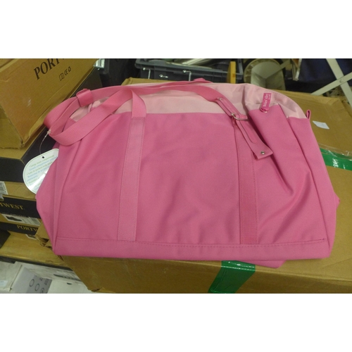 2277 - A box of pink baby bags