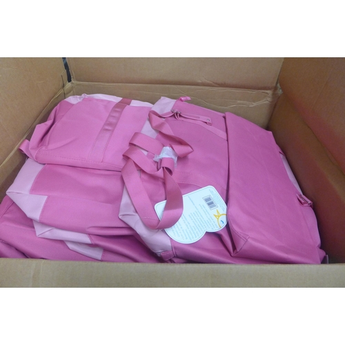 2277 - A box of pink baby bags