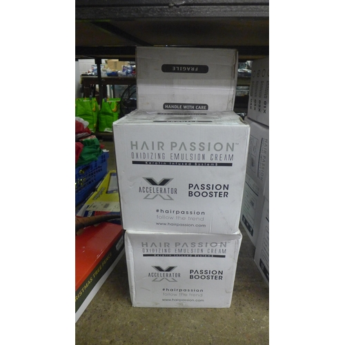 2303 - 5 Boxes of Hair Passion Oxidising Emulsion Cream - 12 bottles per box