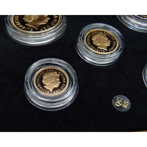 1041 - The Royal Mint, The 2011 Gold Proof Sovereign Five Coin Collection, 0324