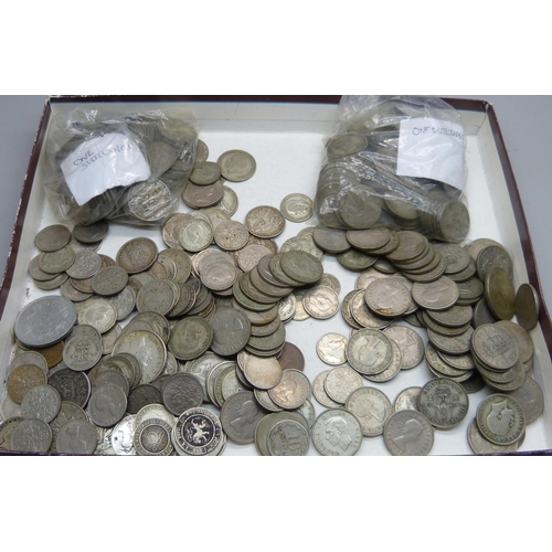 1059 - 1920 to 1946 GB coins, 1760g