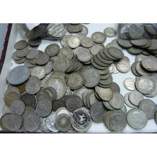 1059 - 1920 to 1946 GB coins, 1760g